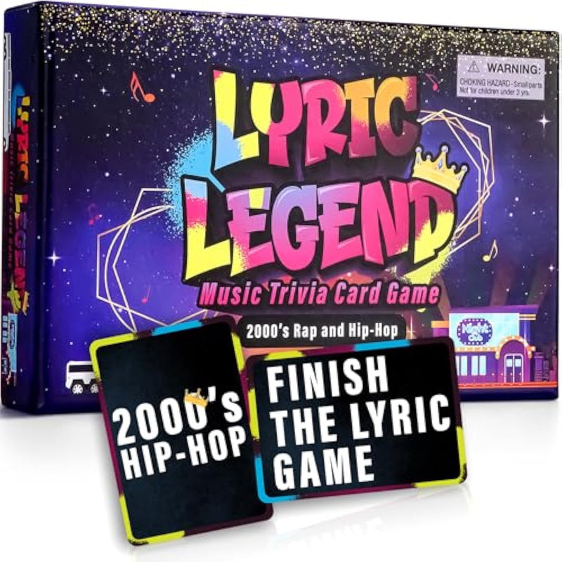 Lyric Legend 2000S Hip-Hop And Rap - Finish The Lyrics Game To Argue For The Correct Songs. Makes A Great Gift For Trivia Lovers - So Grab Your Mic, Sing Along, And Quiz Your Friends And Family!