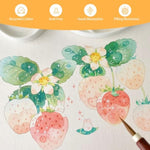 50 Sheets Watercolor Paper, 5 x 7 Inch, Cold Press for Kids, Students & Artists