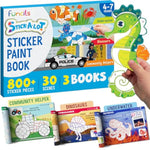 Paint by Sticker Book for Kids Ages 4-8