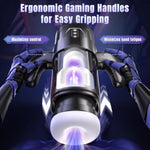 Male Masturbator Sex Toys- Electric Men Sex Toys With 6 Thrusting & 3 Suction, Automatic Sucking Male Masturbation Cup With Handle, Penis Pump Pocket Pussy Stroker Vibrator For Adult Men