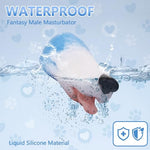 Monster Male Masturbator Silicone Dog Mouth Stroker with Pocket Pussy, Fantasy Masturbator Realistic Mouth Sex Toy Masturbation Cup Blowjob Animal Adult Sex Toys for Men