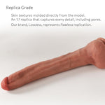 Extra Long Silicone Dildo for Targeted Deep Play, 12 Inch Length, Xl Wide, Large Size, Sex Toy with Strong Suction Cup