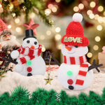 9 Pack Build A Snowman DIY Kit Christmas Crafts for Kids