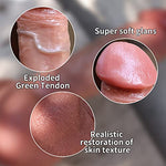 7.08 Inch Adult Sex Toys Realistic Silicone Dildo?Thick Soft Anal Penis with Lifelike Glans & Veins, Vagina & Anal, Strong Suction Cup Dildos for Women and Couple.