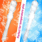 Glass Dildo G-Spot Wand Butt Plug Anal Beads Double Ended Dildo P-Spot Stimulator Fetish Prostate Massager Masturbation Sex Toy For Women Men