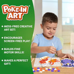Wooden Animal Craft Kit for Kids, Fun Foam Animal Art Set, Gift for Boys and Girls