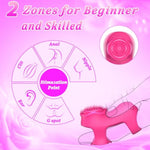 Finger Vibrator Women Sex Toys - Mini Vibrator Rose Toy With 5 Vibrating + 9 App Modes, Clitoral Nipple Stimulator With Two Vibration Zones, Adult Sex Toys Clitoral Vibrator For Women Couples