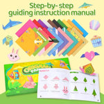 Origami Paper Kit, 200 Sheets, 80 Patterns with Step-by-Step Instructions
