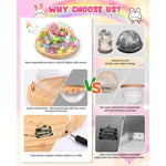 Bunny Night Light Craft Kit for Girls Ages 3-10, DIY Rabbit Art Set