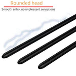 Silicone Urethral Sounds Dilator Male Vibrator Penis Training Multiple Vibrating Glans Trainer Usb Charge Stimulation Stretching For Men Sex Toy 10 Shock Orgasm Stimulation, Black