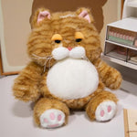 12 In Cat Plush Toy Orange Tabby Cat Pillow For Boys And Girls' Birthdays
