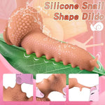 Thrusting Dildo Vibrator Monster Snail Dildos - Sex Toys 9.06" Vibrators With 3 Thrusting & 9 Vibrating Modes For G Spot Anal Stimulation With Suction Cup, Silicone Adult Sex Toys For Women Couple