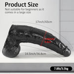 17" Giant Realistic Dildo,3.66" Diameter Super Huge Size Dildo With Big Glan For Deepest Sex,Sex Toys With Strong Suction Cup For Hands-Free Play, Thick Dong Adult For Advanced Women Men Gay