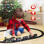 Train Set For Kids, Train Toy W/Steam, Light & Sounds, Christmas Train Sets For Under The Tree, For 3 4 5 6 7 8 Year Old Boys Girls
