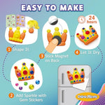 Create Custom Clay Fridge Magnets Kit for Children