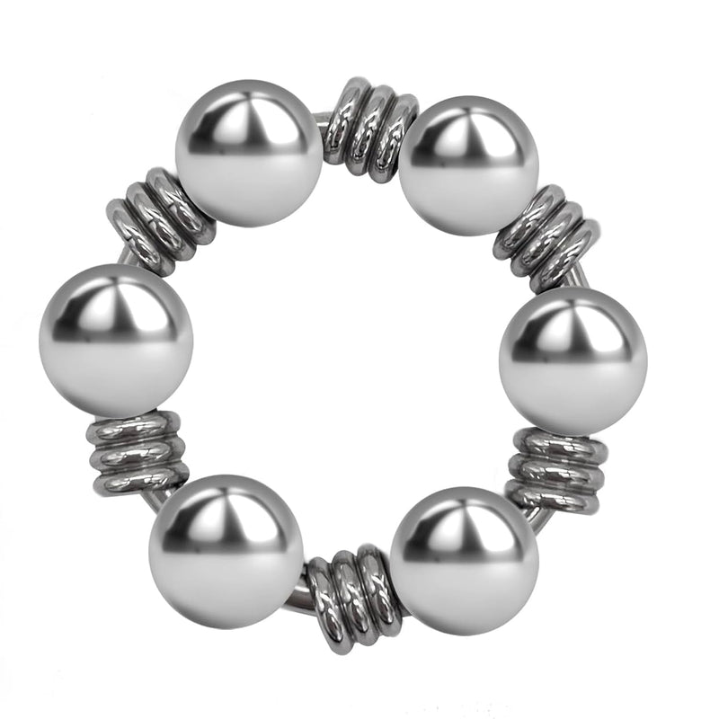 Male Penis Ring Stainless Steel Glans Cock Ring Semen Lock Erection Enhancing Orgasm Increase Penis Loop Sex Toys For Men Delay Ejaculation(0.98")