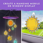National Geographic Solar System Stained Glass Suncatcher Craft Kit for Kids