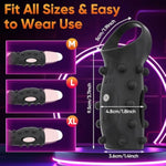 Vibrating Penis Sleeve Cock Ring, Couples Adult Sex Toys For Men Women, Pleasure Penis Ring Vibrator Penis Extender For Penis Testicles G Spot Stimulation, Helps Create Firmer And Thicker Erections