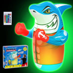 2025-Updated Shark Inflatable Punching Bag For Kids, 47'' Shark Toys For Kids, Uniquely-Designed Durable Indoor & Outdoor Toys Birthday For 3-8 Years Old Boys