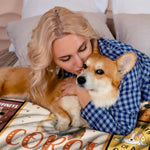 Christmas Corgi Gifts For Corgi Lovers Blanket 60" X 50" - Christmas Corgis Mom/Lover/Themed Gift For Women/Girls