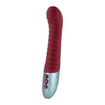 Lola G Curved Ribbed G Spot Vibrator Sex Toy - Liquid Silicone Personal Massager With 8 Vibration Modes, Boost Button, Magnetic Usb Charging - Splash-Proof Adult Sex Toys For Women (Maroon)