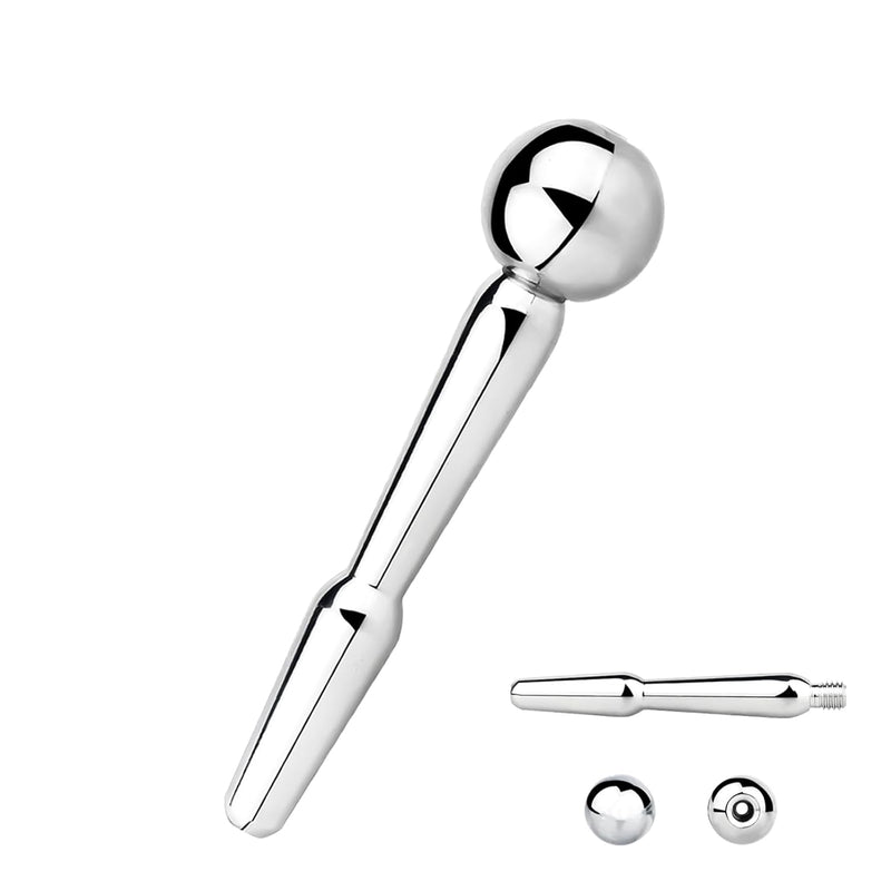 Stainless Steel Penis Plug Hollow Urethra Sound Male Urethral Dilator Masturbation Prostate Massager Men Sex Toys (S)