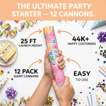 Confetti Poppers Confetti Cannon Kit | 12 Pack