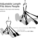 2-in-1 Adjustable Sex Swing for Door & Ceiling with Padded Seat, Supports 650 lbs