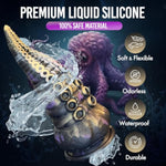 Tentacle Dildo Sex Toy 8.8" Realistic Monster Anal Plug Big Thick Dildos With Strong Suction Cup For Women Huge Dong Silicone Adult Toys Soft Silicone Anal Dildo Prostate Massager For Sex Games