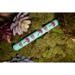 Sky Blue Lucy Mushroom Pattern Rechargeable X-Long Bullet Trippy Toy