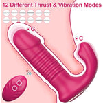 Wearable Panty Vibrator With Remote Control Vibrators With 12 Powerful Thrusting Vibrators Adult Sex Toy For Women Couples Sex Products