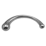 Metal Stainless Steel Prostate Massager Masturbator Double-Headed Handheld G-Spot Stimulation Anal Plug Massager Adult Sex Toys