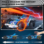 Technic 9 In 1 Pull-Back Car Building Set - Off-Road Race Vehicle Models For Boys And Girls, Stem Engineering Toy For Kids Ages 8 And Up | Ideal Gift For Birthdays