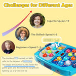 Toys For 3 4 5 6 Year Old Boys, Todder Toys, Gift For 3+ Year Old Boy, Whack Game Mole, Birthday Gift For Todders, Grandkids, 11X15In 2-Player Whack Toy With 5 Modes, 9 Speeds, 54 Levels, Light&Sounds