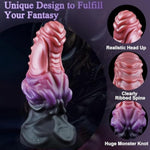 6.6" Dragon Thick Dildo Fantasy Dildo Large Butt Plug Sex Toys, Monster Dildo Knot Dildo Alien Anal Dildo, Knotted Animal Dildo With Strong Suction Cup, Silicone Fat Wolf Horse Dildo For Women Men Gay