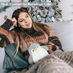 Heatable & Coolable Penguin Plush, Microwavable Heating Pad Stuffed Animal For Soothing & Relaxation, Cute Stuffed Penguins Toy, Penguin Gifts For Girls & Boys