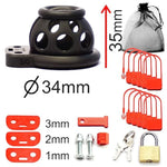 French Adjustable Chastity Devices Belt Men Cock Cage Matrix One By , 5 Rings