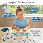 Foil Fun Bluey DIY Foil Art and Craft Activity for Kids
