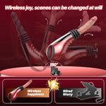 Sex Machine Wireless Thrusting Dildo Vibrator, Remote Control Adult Toys