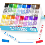 Bulk Washable Markers for Kids, 16 Colors, 256 Count