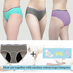 Teen Girl's Cotton Period Panties Big Girls Breathable Briefs Women Underwear