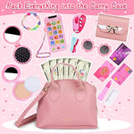 Learn2M Play Purse For Little Girls Ages 3-6, My First Purse Toy With Handbag, Makeup Set, Sunglasses, Smartphone, Wallet, Car Keys, Credit Cards And Fake Money