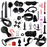35 Pcs Bdsm Kit Adult Sex Toys Bondage Restraints Set Adjustable Sex Bondage Blindfold Anal Toys Sex Toy Kit Sex Things For Couples Kinky Bondage Gear & Accessories For Women And Men