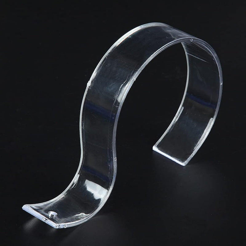 5Pcs Clear Acrylic Belt Display Stands, Space Saver, Compact And Tidy Closet, Id