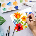 100 Sheets Watercolor Paper, 9 x 12 Inch, 140 lb 300 GSM Cold Press