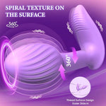 Sex Toys Remote Control Vibrator, 360° Rotating Wearable Dildo Vibrators With 9 Modes, Vibrating Discreet Couple Sex Toy Butterfly Vibrator For Anal G Spot Stimulator Prostate Massager