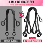 Bondage Restraints Sex Bondage Sex Toys Neck To Wrist Thigh Sex Sling & Ankle Kits With Adjustable Sex Straps Bondage Gear & Accessories For Sm Adult Toys For Couples Sex Pleasure