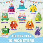 Monster Air Dry Clay Kits for Kids