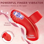 Vibrator Mini Finger Vibrator Adult Sex Toys Women 10 Vibration Modes Vibrators Female Couples Sex Toys Small Vibrator Bullet Clitoral Stimulator Nipple Vibrators Sexual Pleasure Tools For Women