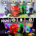 Halloween Lantern Craft Kit for Kids Ages 6-12, DIY Party Activity